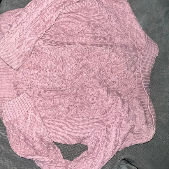 Kith Pink Cable Knit Girl’s Sweater - Picture 7 of 9